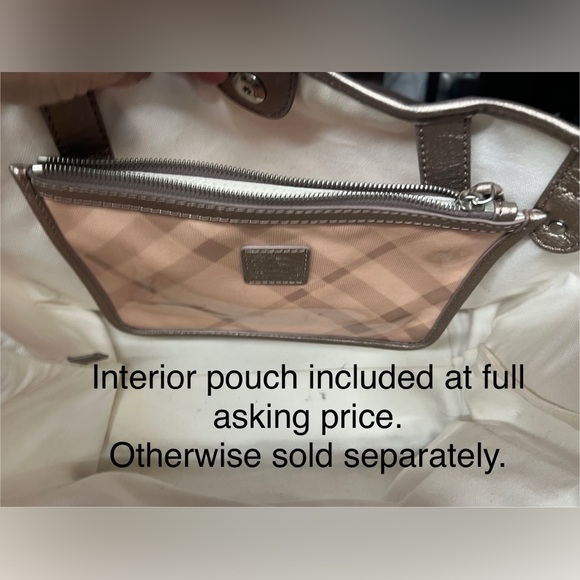 Authentic Vintage Burberry Nova Check Bag - Pink - Picture 10 of 14